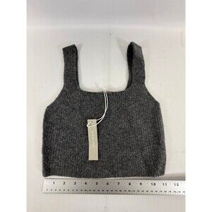 Everlane the cozy stretch tank Dark Gray Size XS NWT